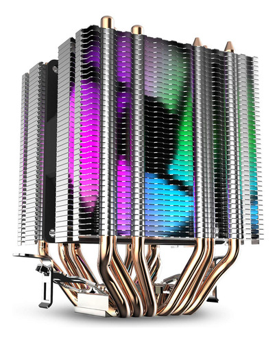 Disipador Térmico De Doble Torre Con 6 Tubos De Calor Cpu Ai