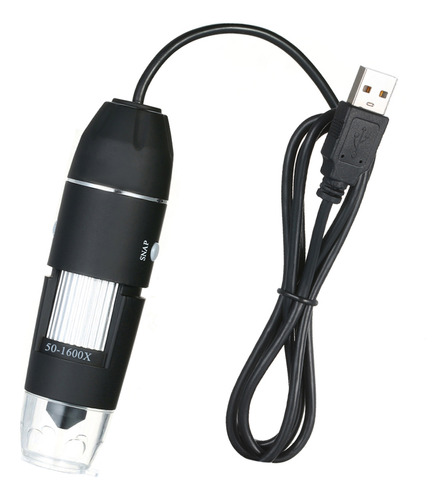 Ampliación Digital De Vidrio Para Microscopio, Usb, 1600x, L