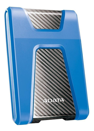 Imagen 2 de 3 de Disco duro externo Adata DashDrive Durable HD650 AHD650-2TU31 2TB azul