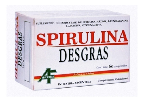 Spirulina Desgras + Adelgazante Desgras Dieta  Unica Formula