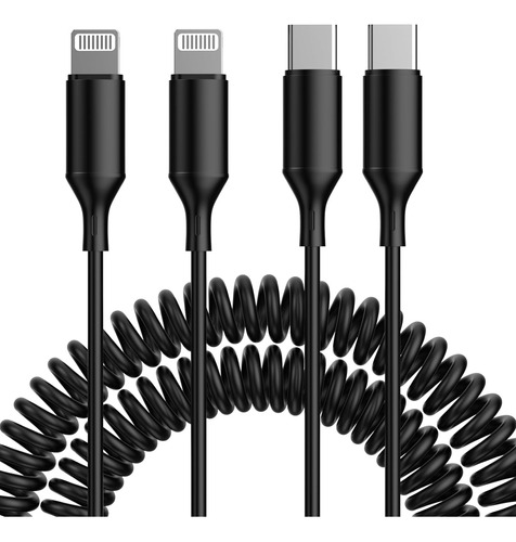 [certificado Apple Mfi] Cable Usb C A Lightning En Espiral