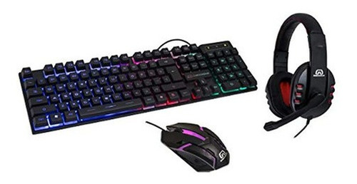 Rgb Pc Gaming Accesorios Teclado Usb A Prueba De Resultados 