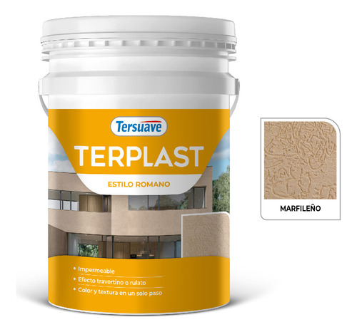 Revestimiento Texturado 30kg Color Claro Terplast - Davinci