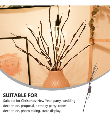 Elegantes Lámparas De Rama Del Árbol Llevadas Para El Dormit
