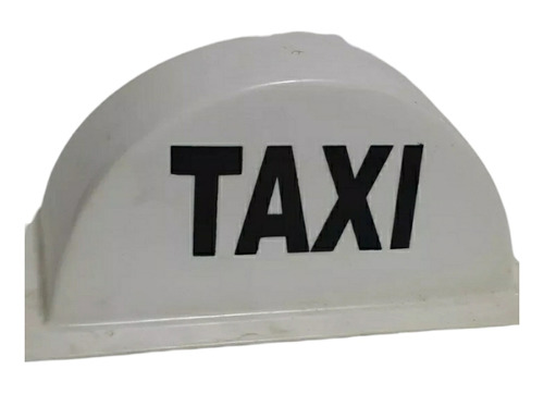 Casco Aviso De Taxi Blanco