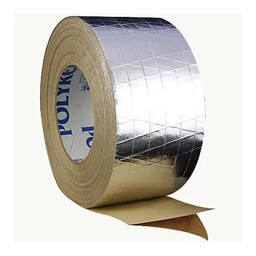 Cinta Adhesiva De Aluminio Reforzada Con Malla - 43 Mm X 20 M, Impermeable, Resistente Al Calor, Para Aislamiento Y Reparaciones