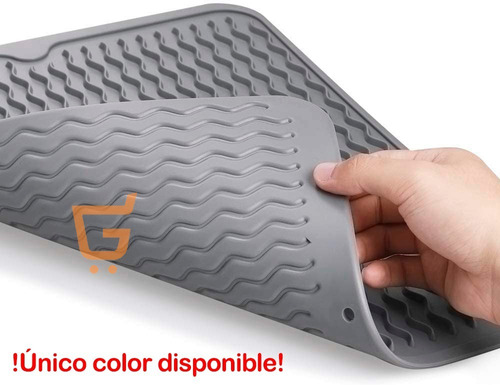 Tapete Escurridor Platos De Cocina Silicona Facil De Lavar