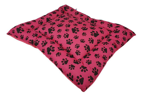 Almofada Para Cachorro Patinhas Pink 55x79cm Grande