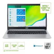 Comprar Notebook Acer Aspire 5 I5-10ag Ssd 512gb Ram 8gb Win11 Usado Prateado