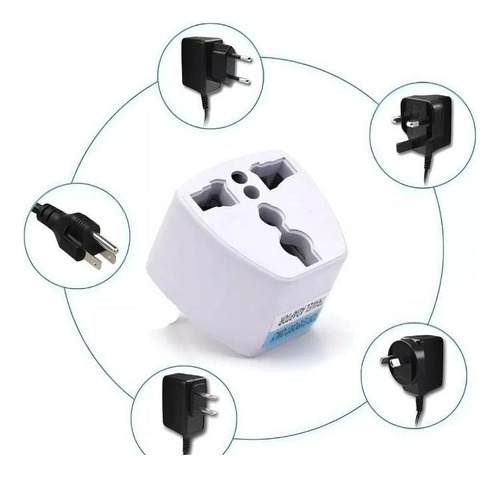 Enchufe Viajero Adaptador Triple Universal
