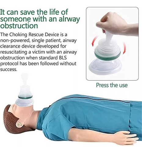 B Entrenador Respiratorio, Máscara De Rescate Para Asfixia