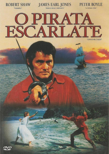 Dvd O Pirata Escarlate - Robert Shaw E James Earl Jones