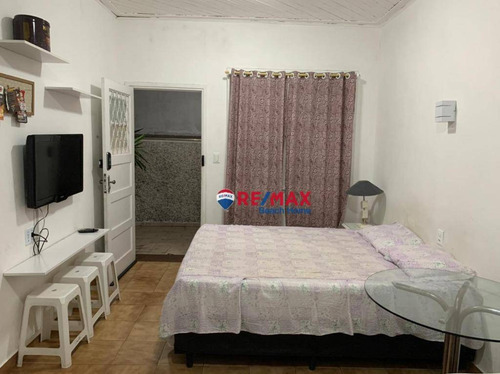 Kitnet Com 1 Dormitório Para Alugar, 30 M² Por R$ 1.550,00/ano - Vila Alzira - Guarujá/sp - Kn0004