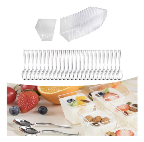 25 Tazas De Postre, Cuencos Para Servir, Tazas Pequeñas