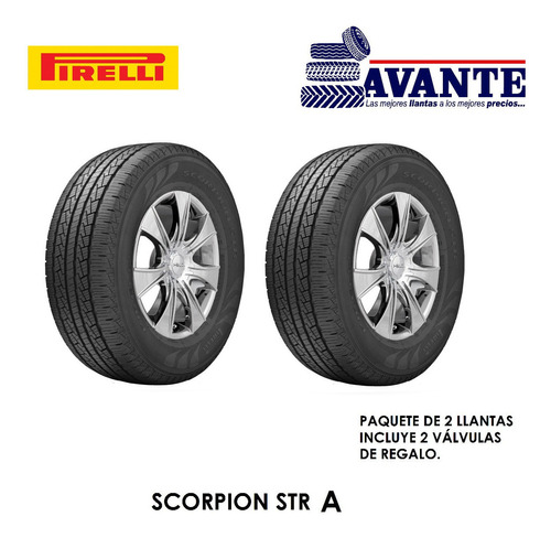 Llanta 255/70r18 Pirelli Scorpion Str A 112h Blk (  2 ) Índice de velocidad H