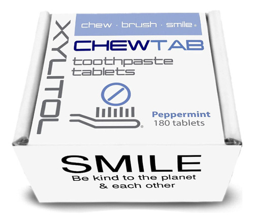 Weldental Chewtab Toothpaste Tablets Peppermint Refill