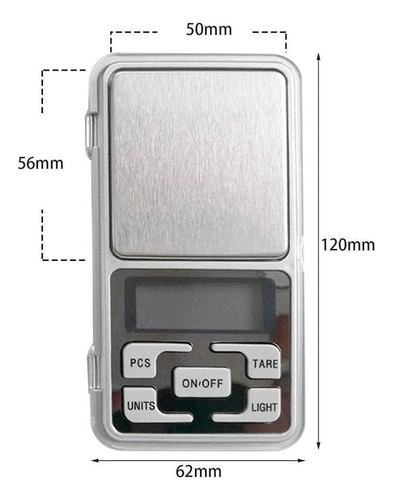 Mini Balança Digital Alta Precisão De 0.01 -500g