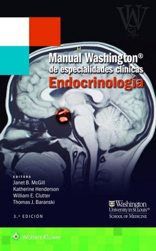 Manual Washington De Especialidades Clínicas Endocrinología, De Mcgill B. Janet. Editorial Lippincott, Edición 3ra En Español