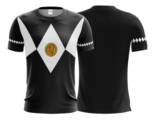 Camiseta Uniforme Power Rangers Mighty Morphin Dryfit Sport