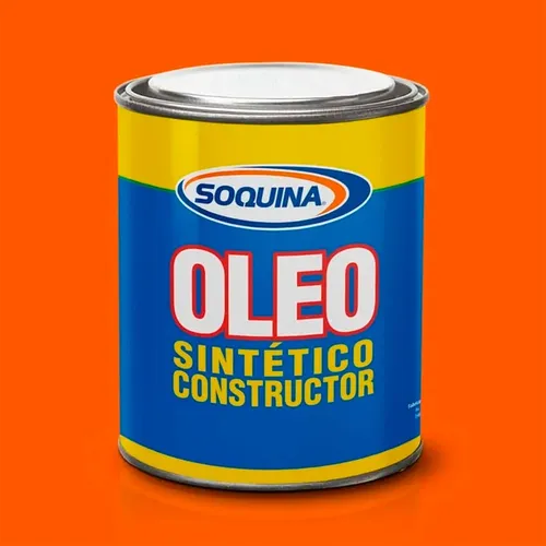 Oleo Constructor 1/4gl Naranja Soquina