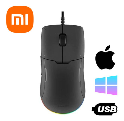 Mouse Xiaomi Gaming Rgb Usb Para Windows Mac