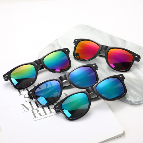 Fsmiling Paquete De 15 Gafas De Sol Azules Gafas De Sol A Gr