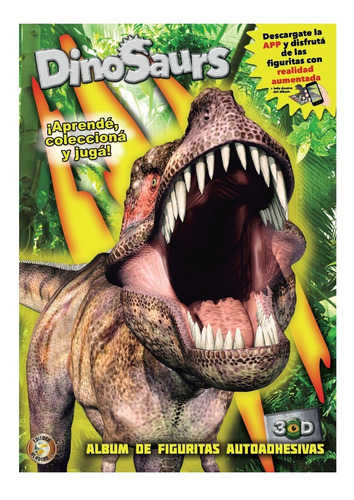 Album Dinosaurs Con Lote Figuritas Sin Repetir Y Juguete