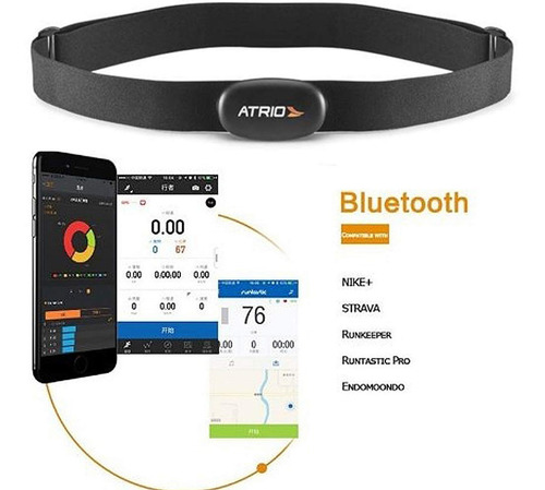 Cinta Monitoramento Cardíaco Atrio Bi157 Bluetooth Ant+
