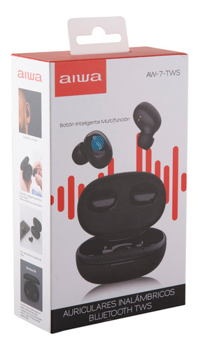 Audífonos Inalámbricos Micrófono Bluetooth Tws Aiwa Aw-7
