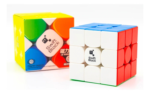 Cubo Mágico Rubik 3x3 Magnético Swift Block Gan