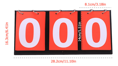 Marcador Deportivo Flip Score Count Tablero Para Mesa