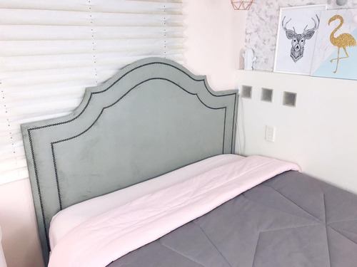 Cabeceira Estofada Cama Box - Provençal Com Tachas - King