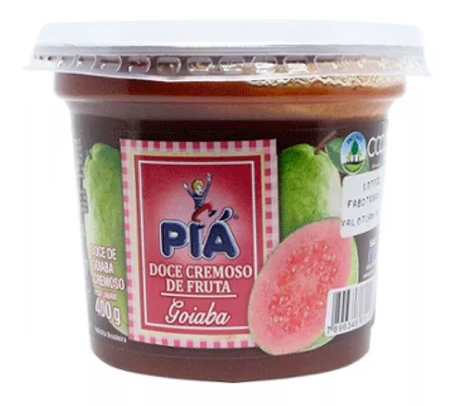 Geléia Piá Pote Chimia Doce Cremoso Schimier Uva 5x400 Gr