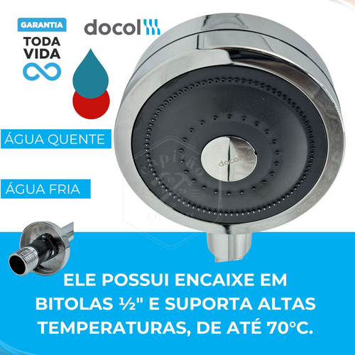 Ducha Chuveiro Docol Para Sistema Aquecimento Solar/gás