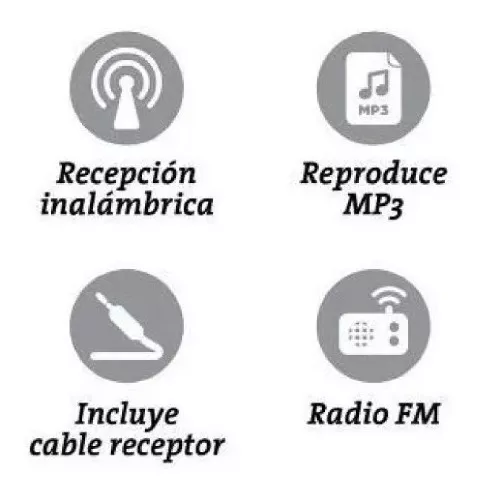 Auriculares Inalambricos Tv Pc Radio Fm Mic Kolke Kaw-100