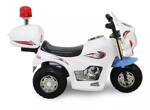 mini moto eletrica infantil triciclo policia melhor preço 6v