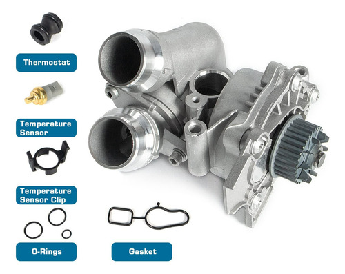 Ki Bomba Agua Aluminio 2.0 Audi A3 A4 Leon Gti Tiguan