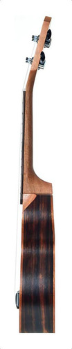 Ukulele Acústico Seizi Bora-bora Crush Soprano Ebony Com Bag