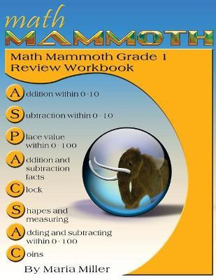 Libro Math Mammoth Grade 1 Review Workbook - Maria Miller