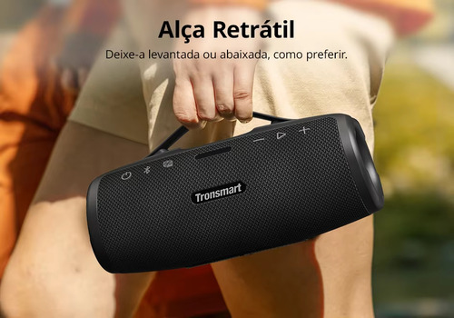 Caixa De Som Portátil Tronsmart Mirtune S100 50w Ipx7 Bt5.3 Preto