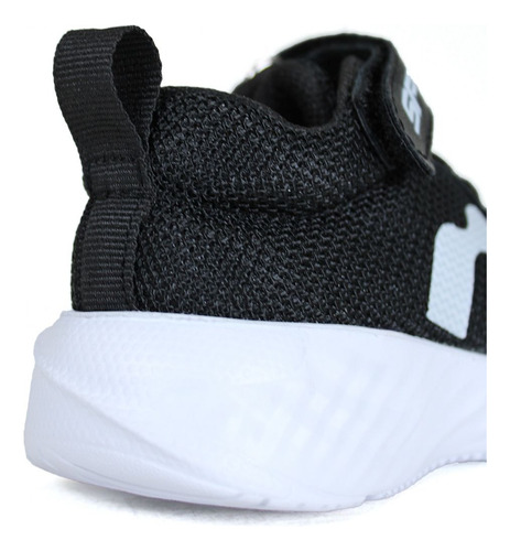 Tenis Niño Casuales Resistente Suela Ligera Color Negro 345