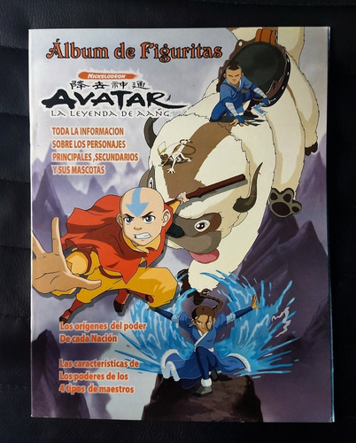 Album Avatar La Leyenda De Aang + Set A Pegar [ Distem ]