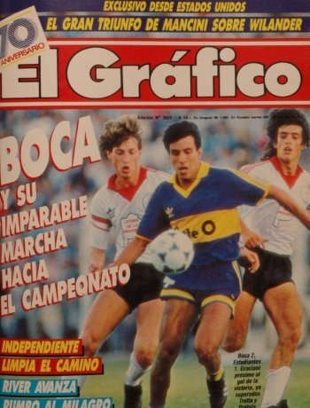 El Grafico 3625 Alfredo Graciani Boca Jr Trotta Pratola Estu