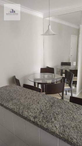 Imagem 2 de 4 de Apartamento Para Alugar Na Vila Olímpia, Mobiliado, 2 Dormitórios Sendo 1 Suíte, Varanda, Cozinha, 2 Banheiros, 1 Vaga Na Garagem, 45 M², São Paulo. - Ap1181