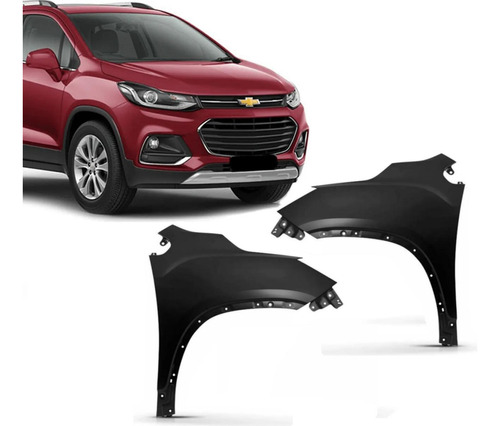 Par Paralama Chevrolet Tracker 2017 2018 2019 