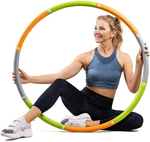 XKUN aro Gimnasia Ritmica Hula Hoop niña Ejercicio en casa Aros de Fitness  8 Secciones 3kg Pérdida de Peso Fitness : : Deportes y aire libre