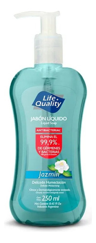 Life Quality Jabón Líquido Jazmín Antibacterial 250ml