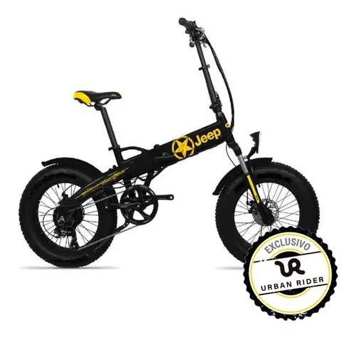 Bicicleta El ctrica Jeep Negro amarillo Con Autonom a 30 40