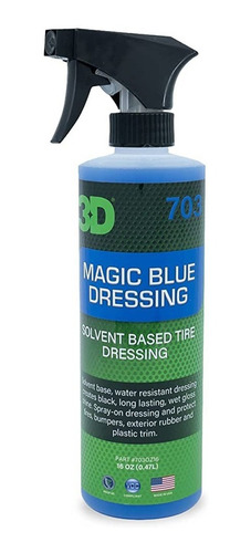 3d Magic Blue / Abrillantador Para Cubiertas / Plásticos