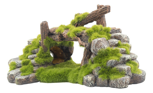 Ornamento Del Tanque De Peces Del Árbol De Rocalla Del